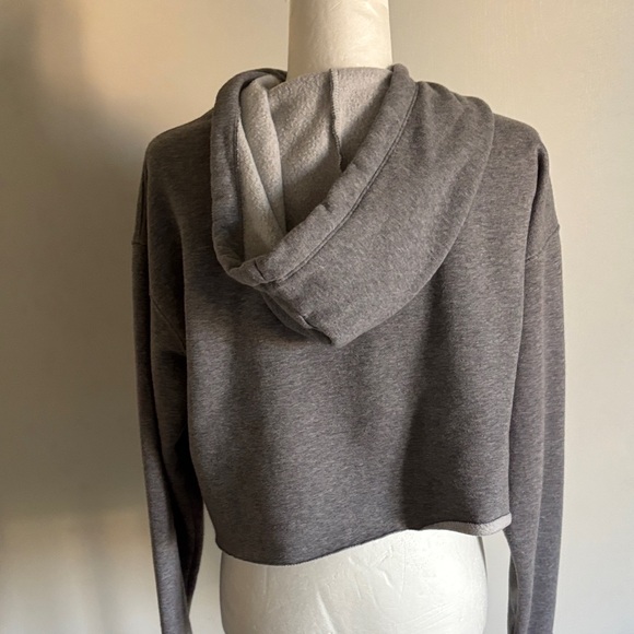 Wild Fable Charcoal Cropped Hoodie - Picture 3 of 4